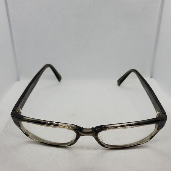 Oliver Peoples Hoover Gray Sparkly Prescription Glasses Frames, Case, & Cloth - Picture 3 of 7